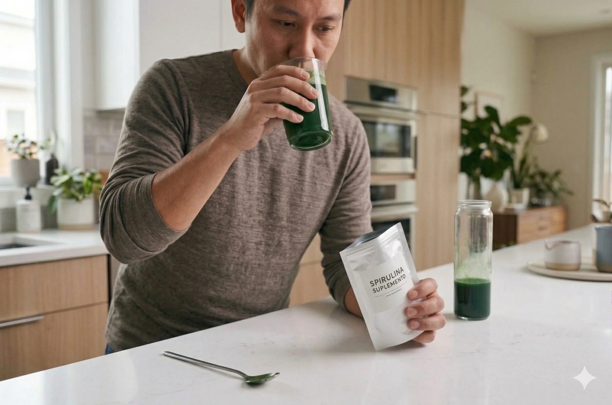 Batido de espirulina fresca Neka